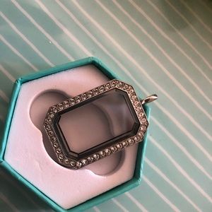 Origami owl large square magnetic locket